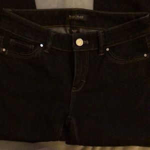 White House Black Market Black Boot Leg Jeans